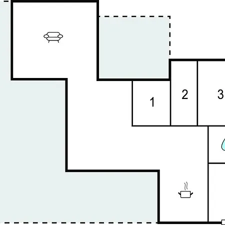2 Bedroom Awesome In Casa de Férias Hjørring